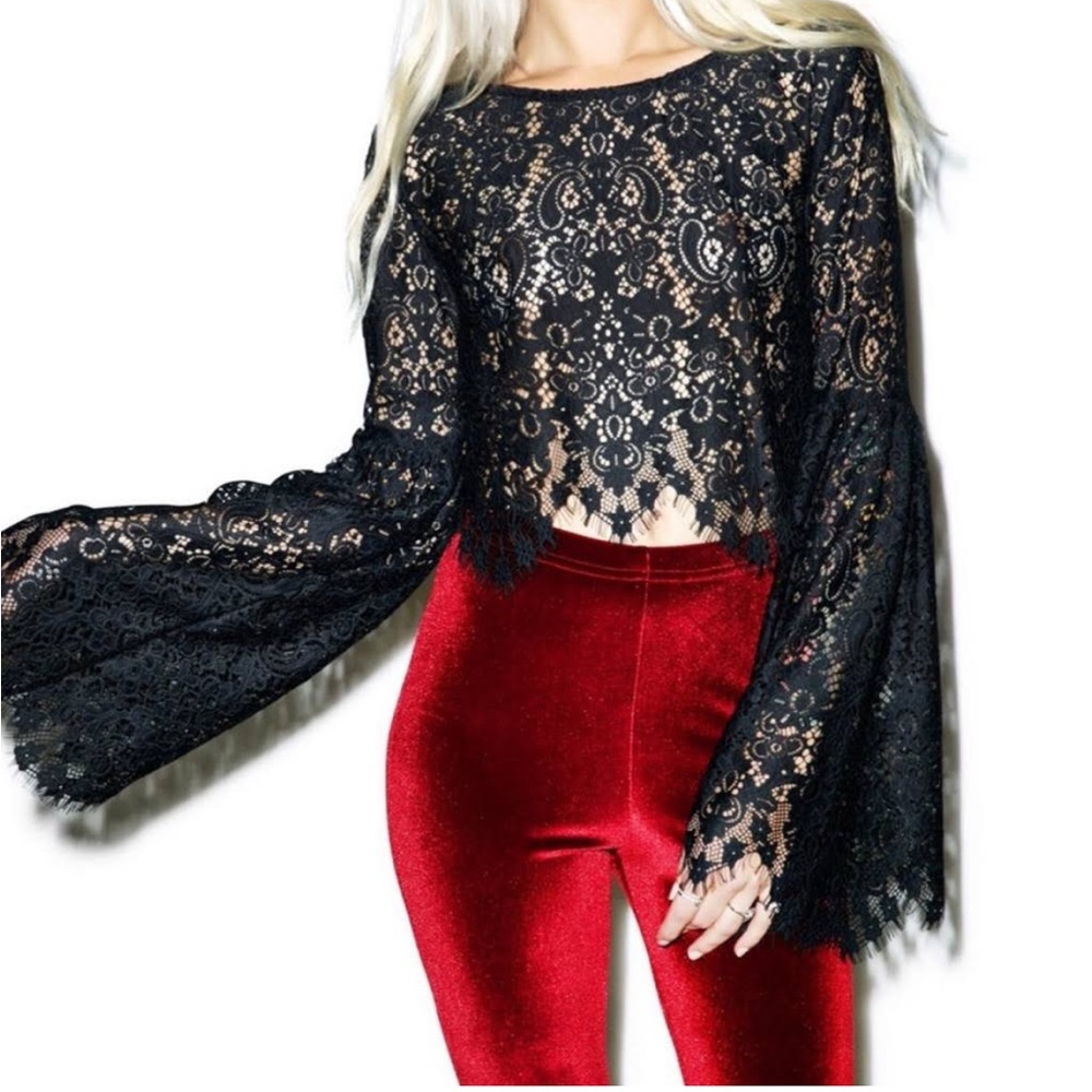 For Love and Lemons Vika top